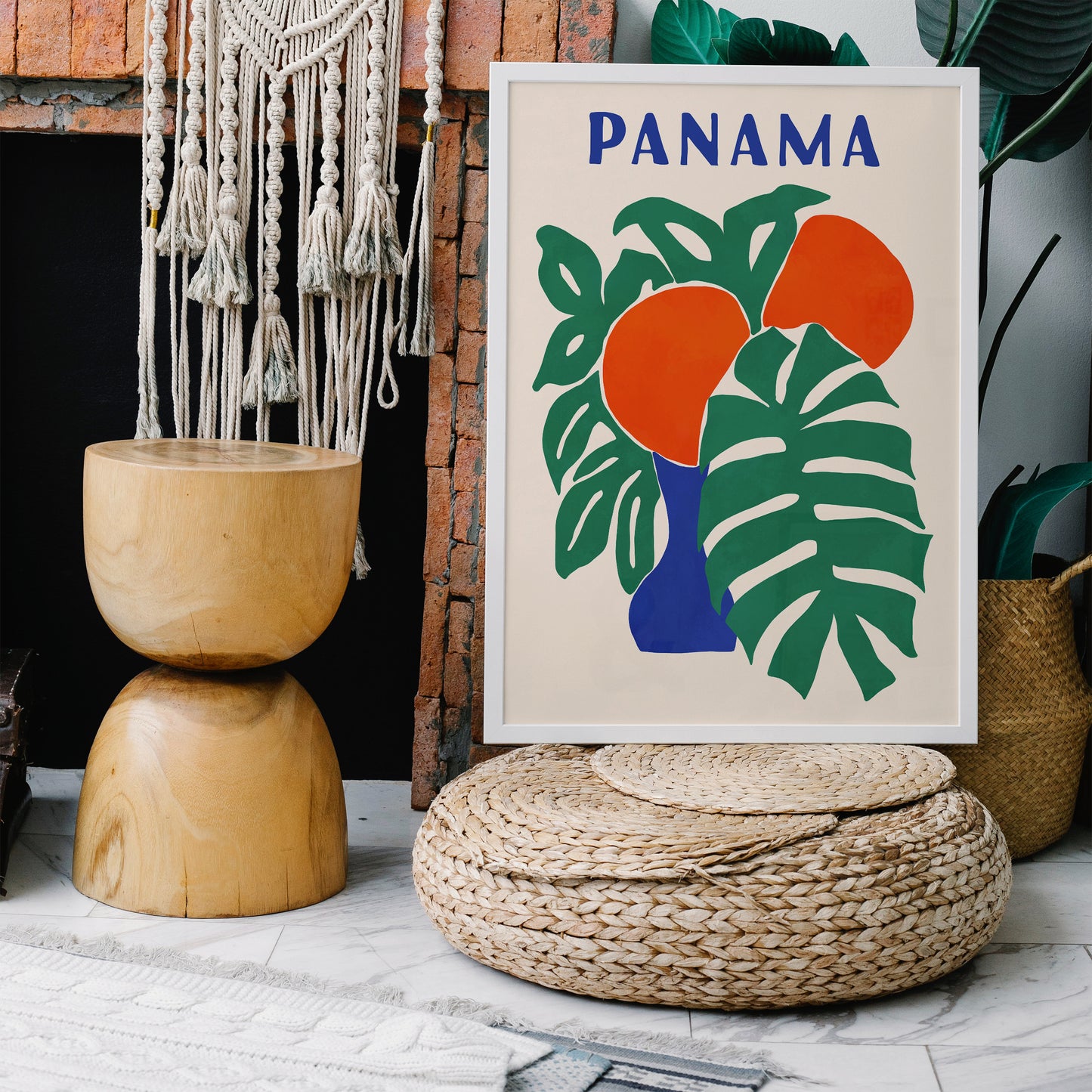 Retro Panama Travel Poster