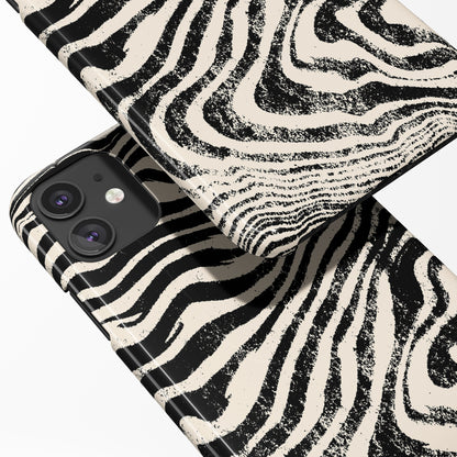 iPhone Case with Zebra Print