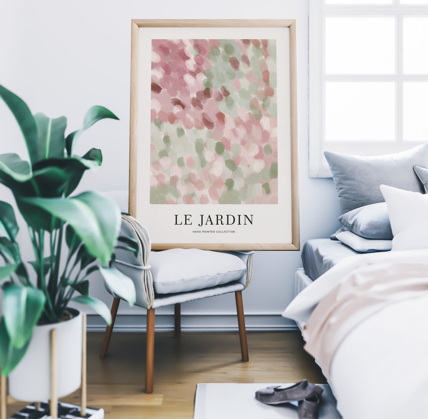 Le Jardin No4 Hand Painted Collection Poster