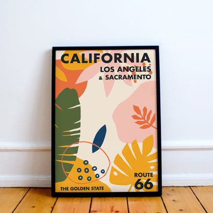 California Destination Poster