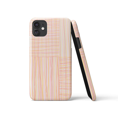 Pink Drawing iPhone Case