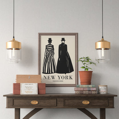 Vintage New York Fashion Week Poster