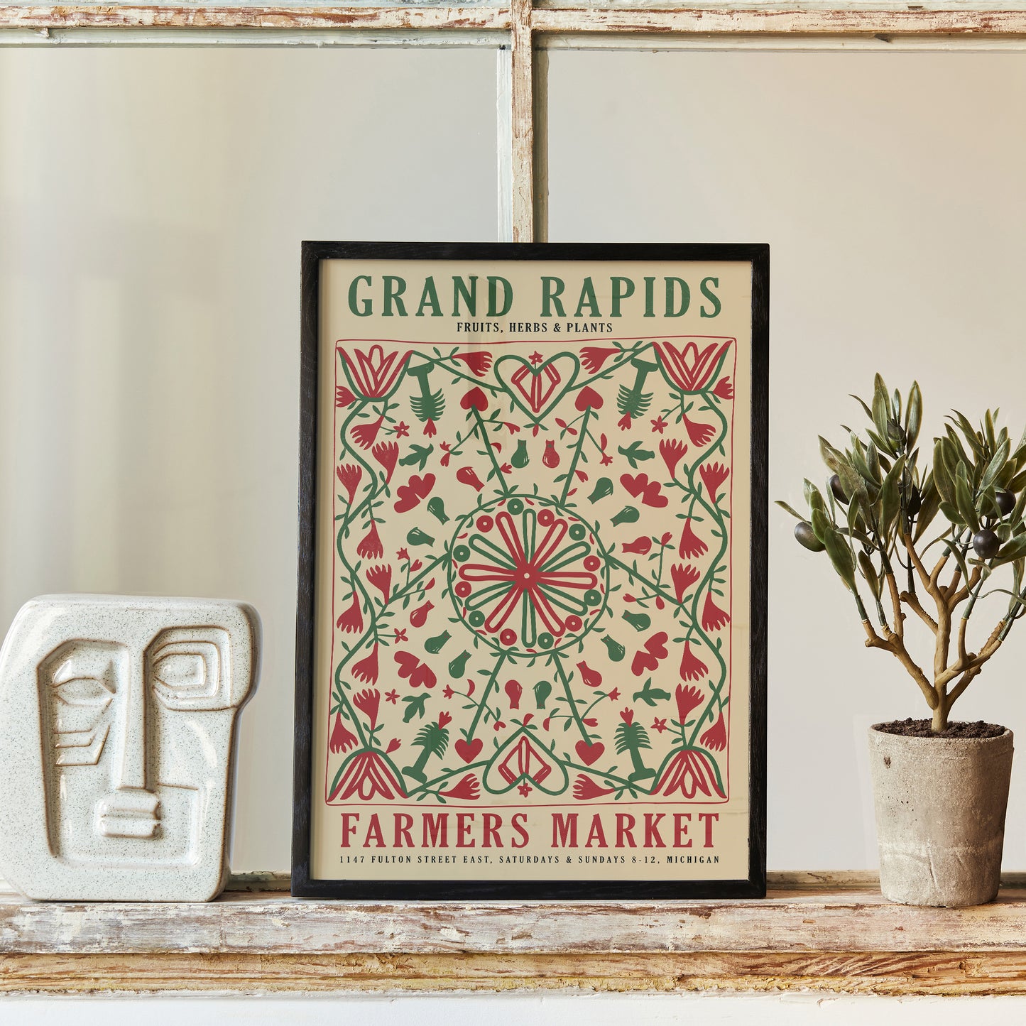Farmers Market, Michigan Poster