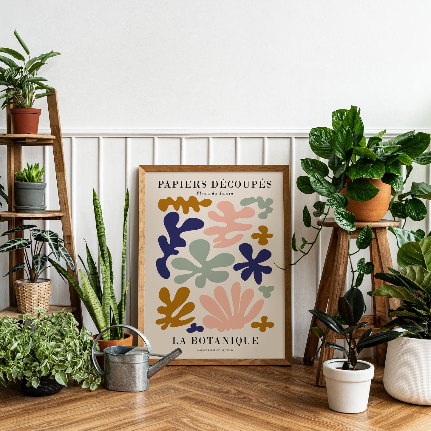 Botanical Papiers Cutouts Poster