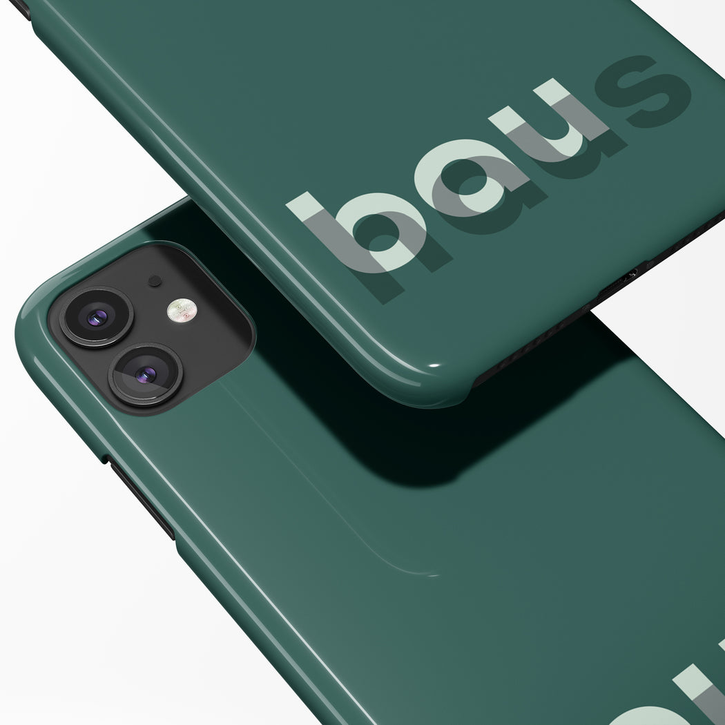 Green Bauhaus iPhone Case