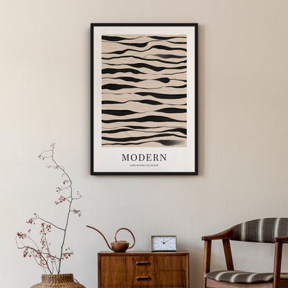 Modern Abstract Painted Poster