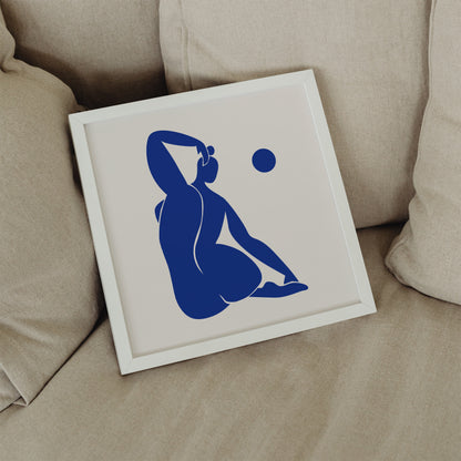 Blue Woman No.1 Print