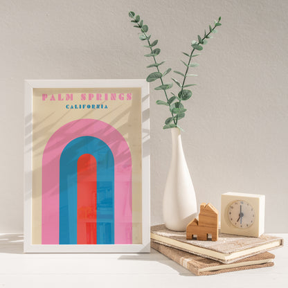 Palm Springs - Minimal Travel Poster