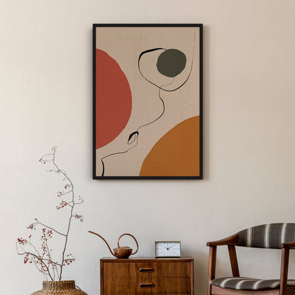Bohemian Modern Abstract Poster