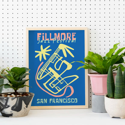 Fillmore Jazz Music Poster