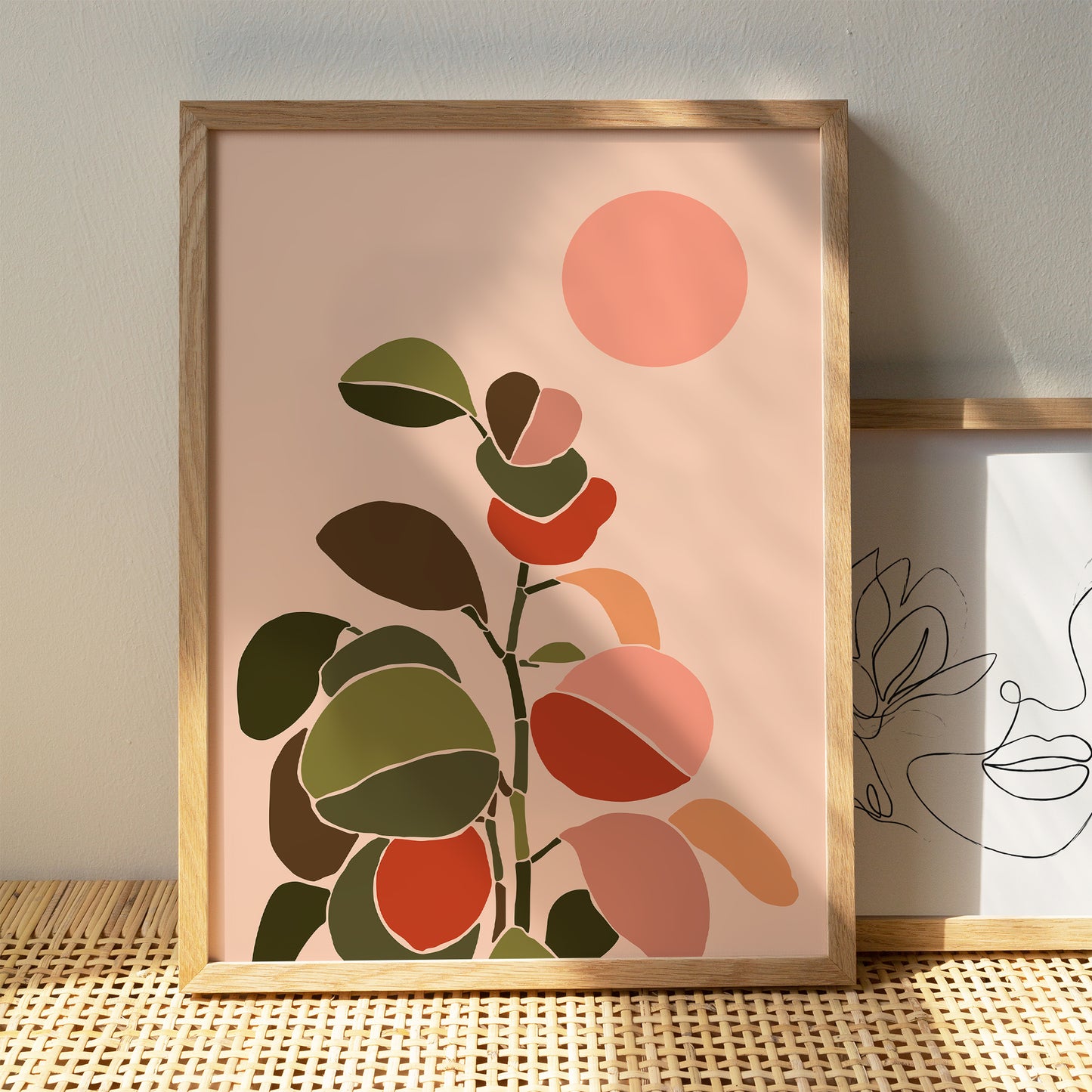 Mid-Century Nature Print