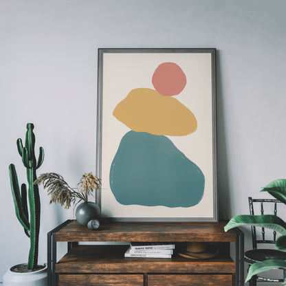 Abstract Shapes Art Print