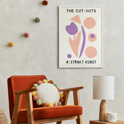 The Cut Outs Abstract Flowers Poster