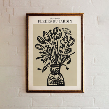 Fleurs du Jardin Poster