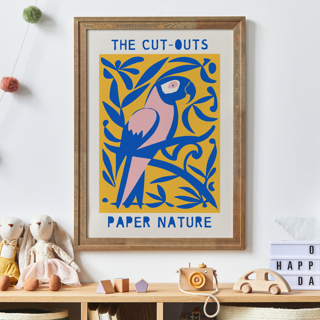 Tropical Parrot Yellow Poster