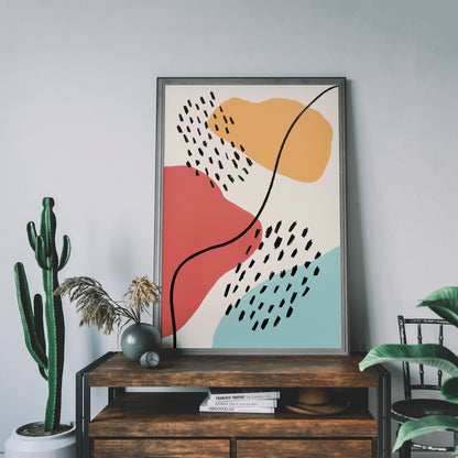 Eclectic Abstract Print - Shop posters, Art prints, Laptop Sleeves, Phone case and more Online!