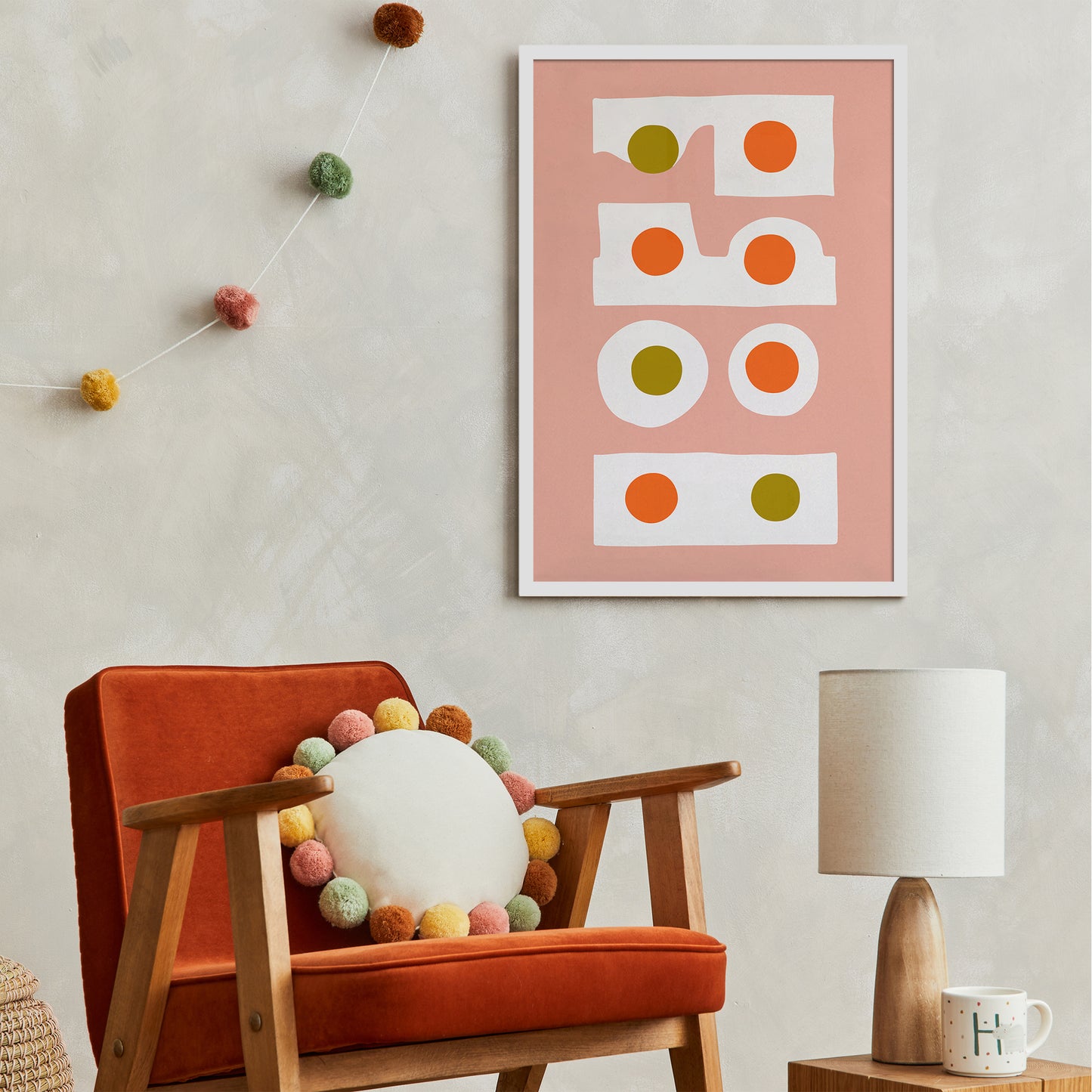 Scandinavian Abstract Art Print