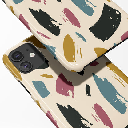 iPhone Case with Abstract Art