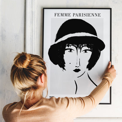 Femme Parisienne Woman Poster