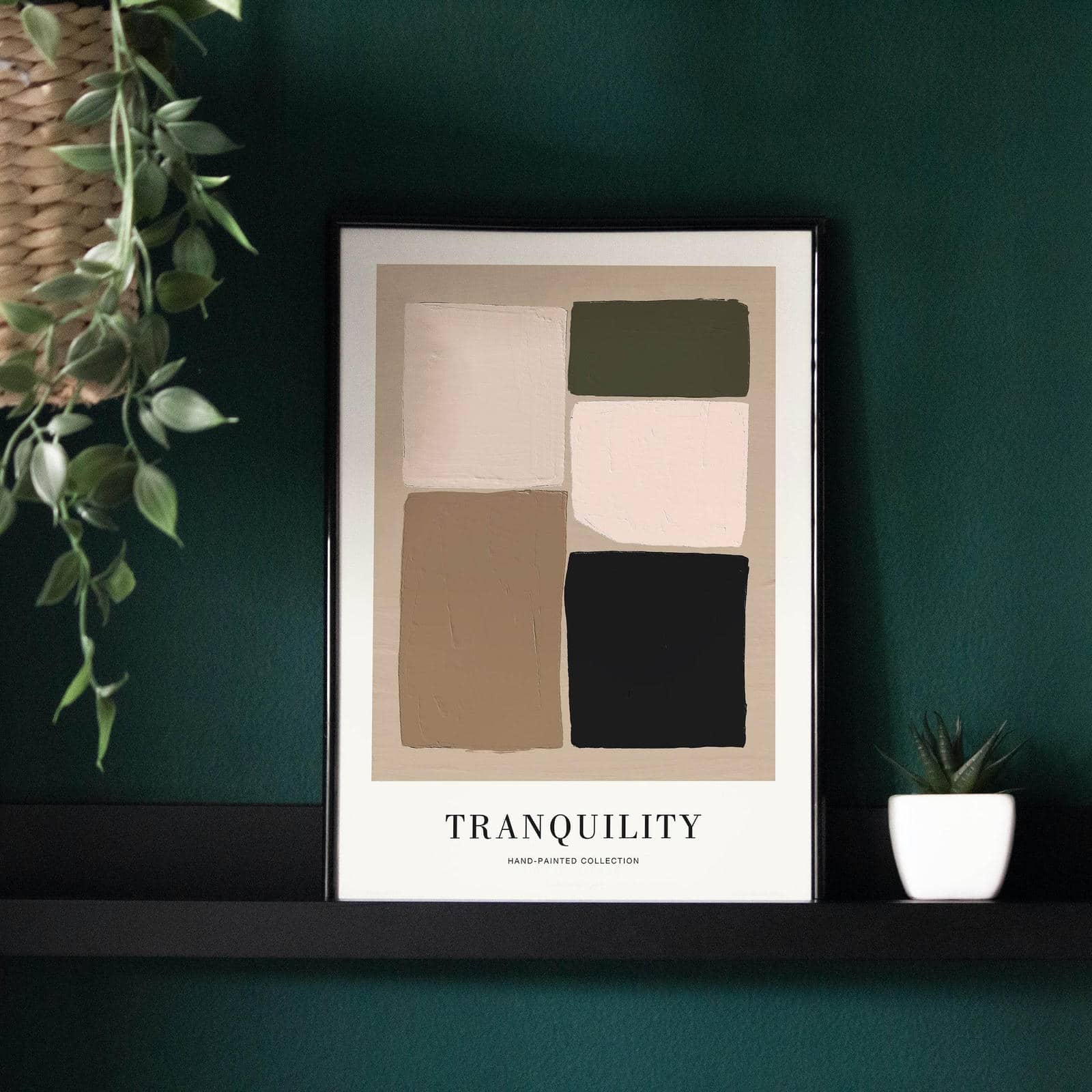 Tranquillity, Abstract Color Blocks Poster – HypeSheriff