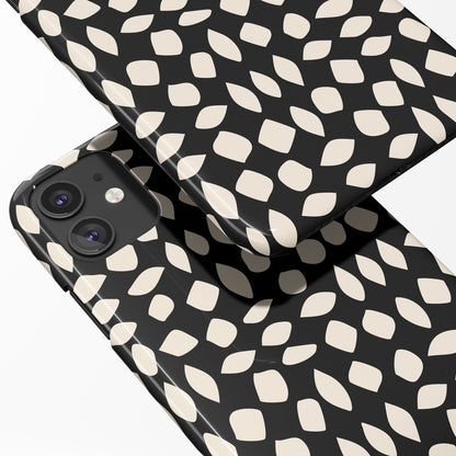 Abstract Black iPhone Case