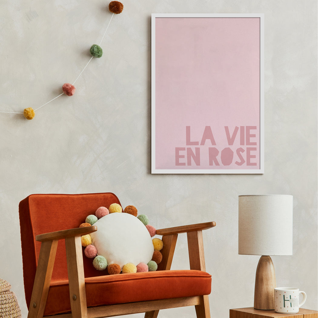 La Vie En Rose Minimalist Poster
