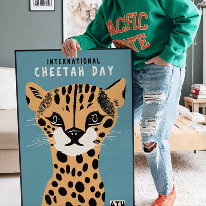 International Cheetah Day Poster