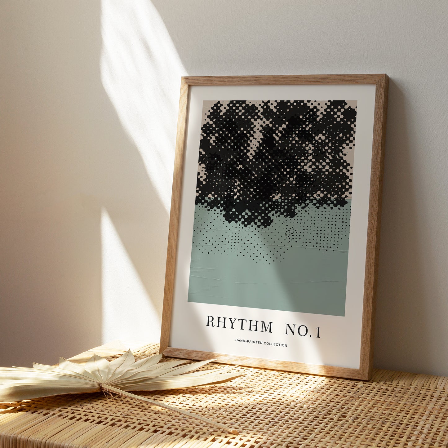 Rhythm No1 Abstract Modern Poster