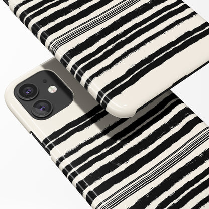 Black Stripes iPhone Case