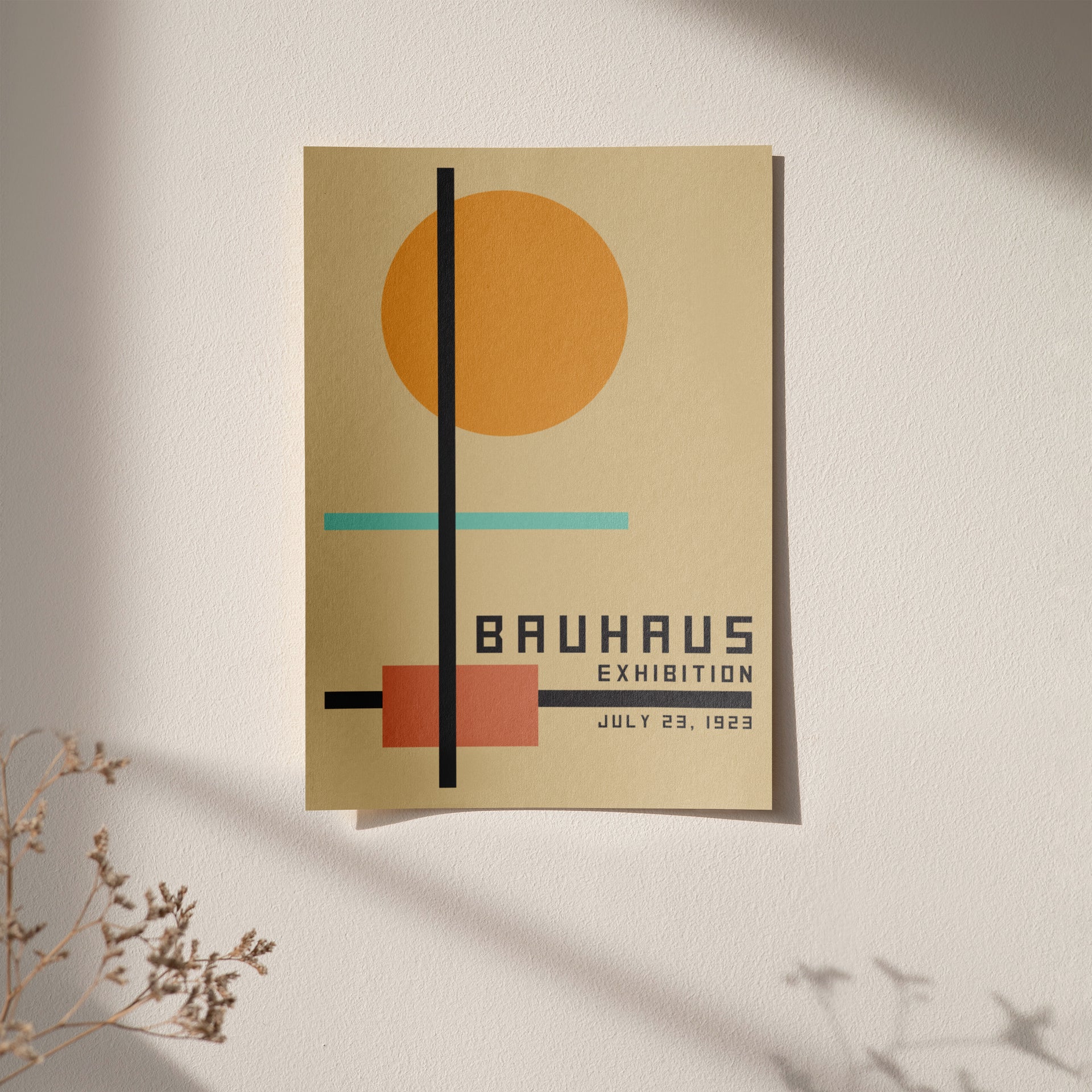 1923 Bauhaus Exhibition Poster – HypeSheriff