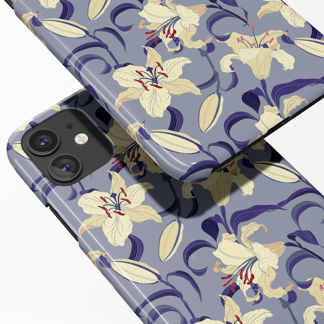 iPhone Case with Lilies Print