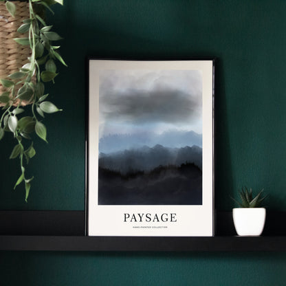 Paysage No2 Hand Painted Collection Poster