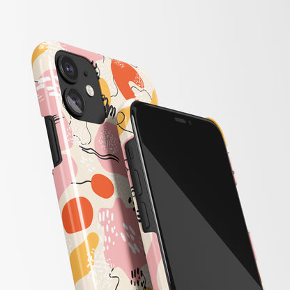Abstract Colorful Shapes iPhone Case
