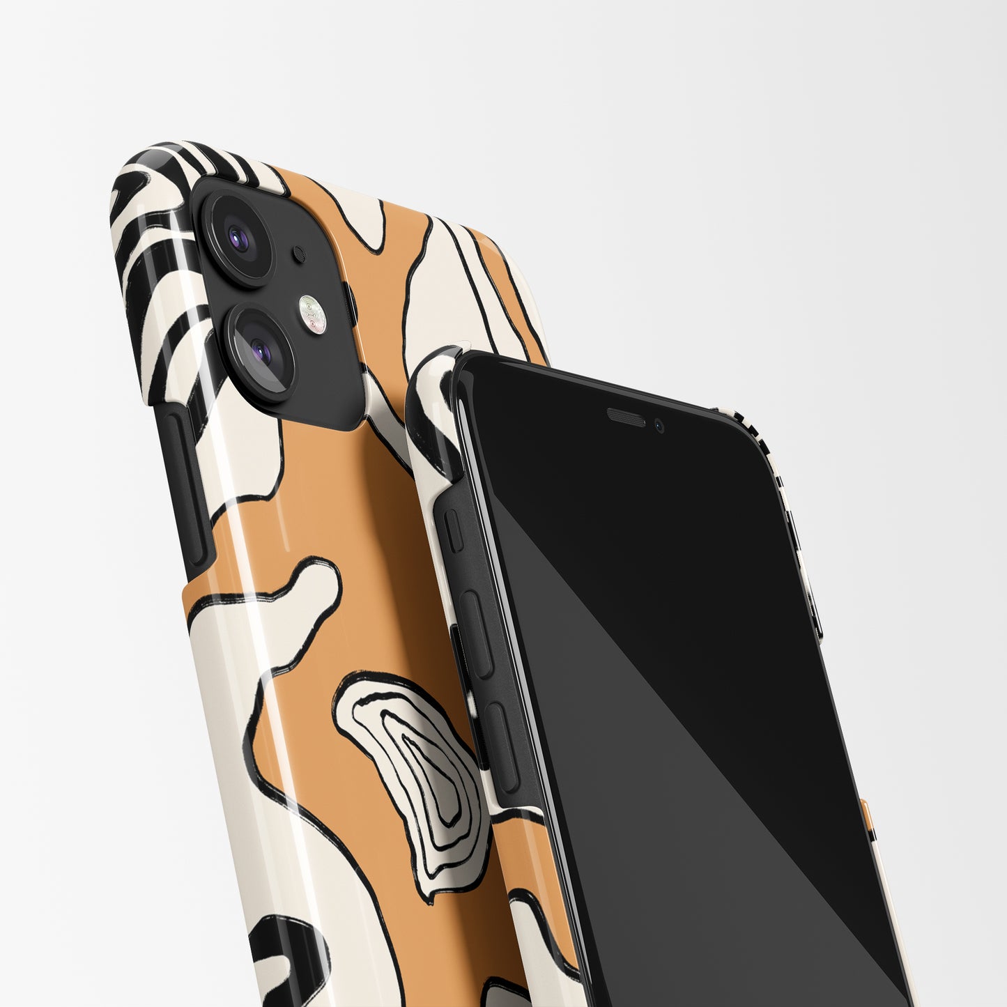 Beige Abstract iPhone Case