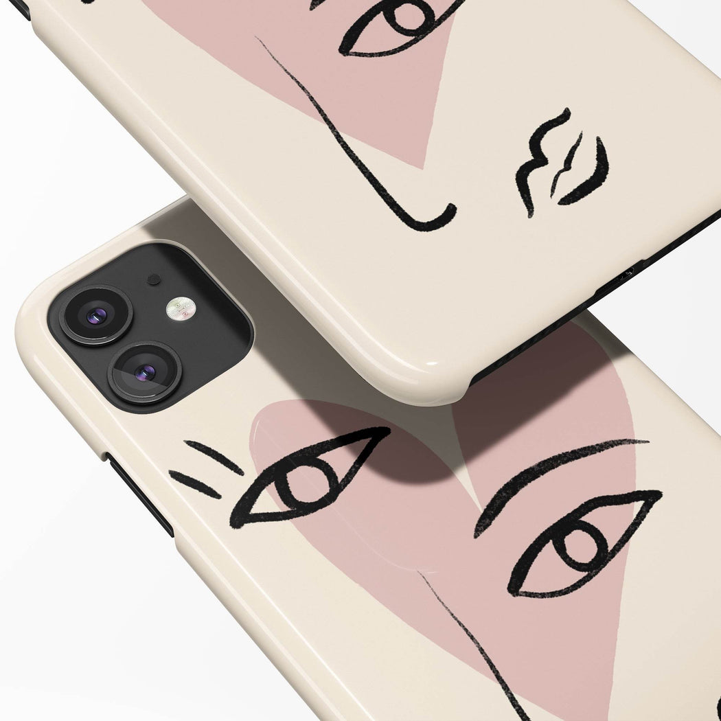Line Art Beauty - Tough Case for iPhone®