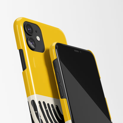 Yellow Illustration iPhone Case
