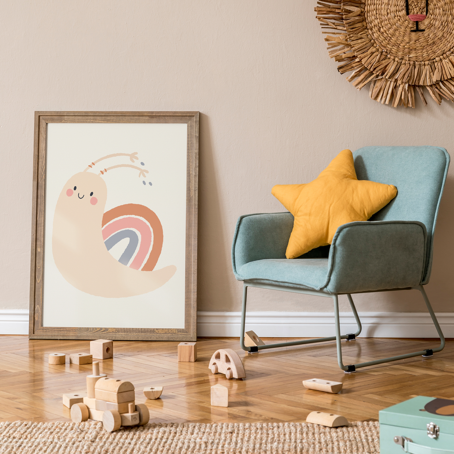 Cute Snail Poster