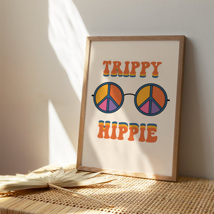 Trippy Hippie Poster