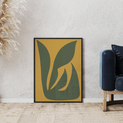 Green Leaf Poster