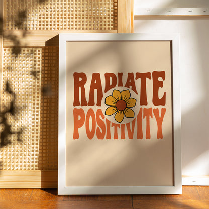 Radiate Positivity Poster