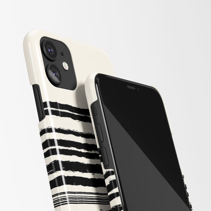 Black Stripes iPhone Case