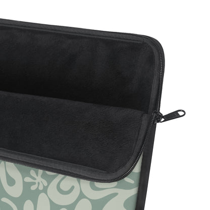 MINT FLORAL LAPTOP SLEEVE