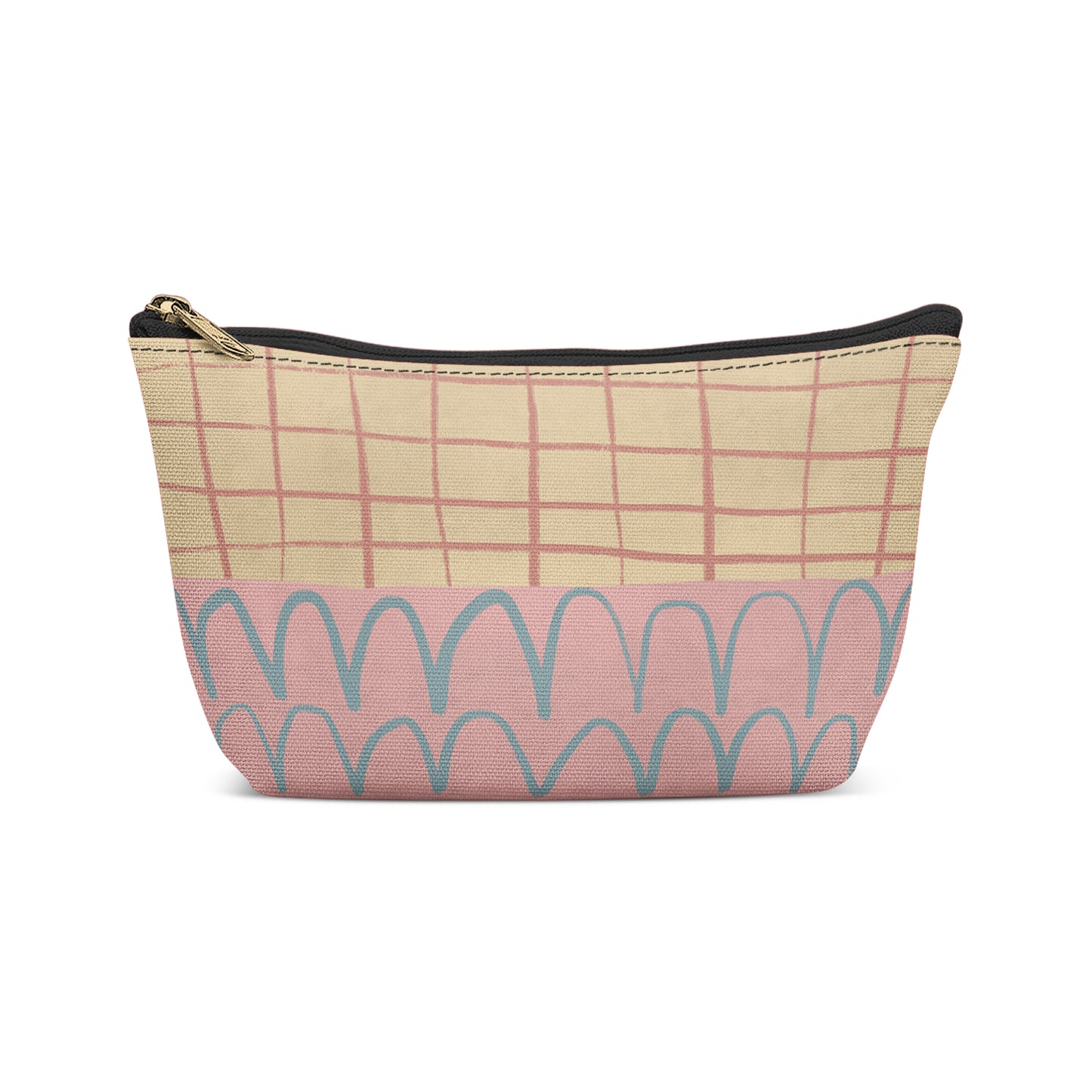 Retro Minimalist Pattern Makeup Bag