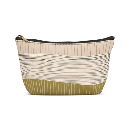 Neutral Modern Pattern Makeup Bag