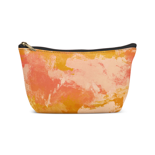 Painted Sunny Abstract Makeup Bag