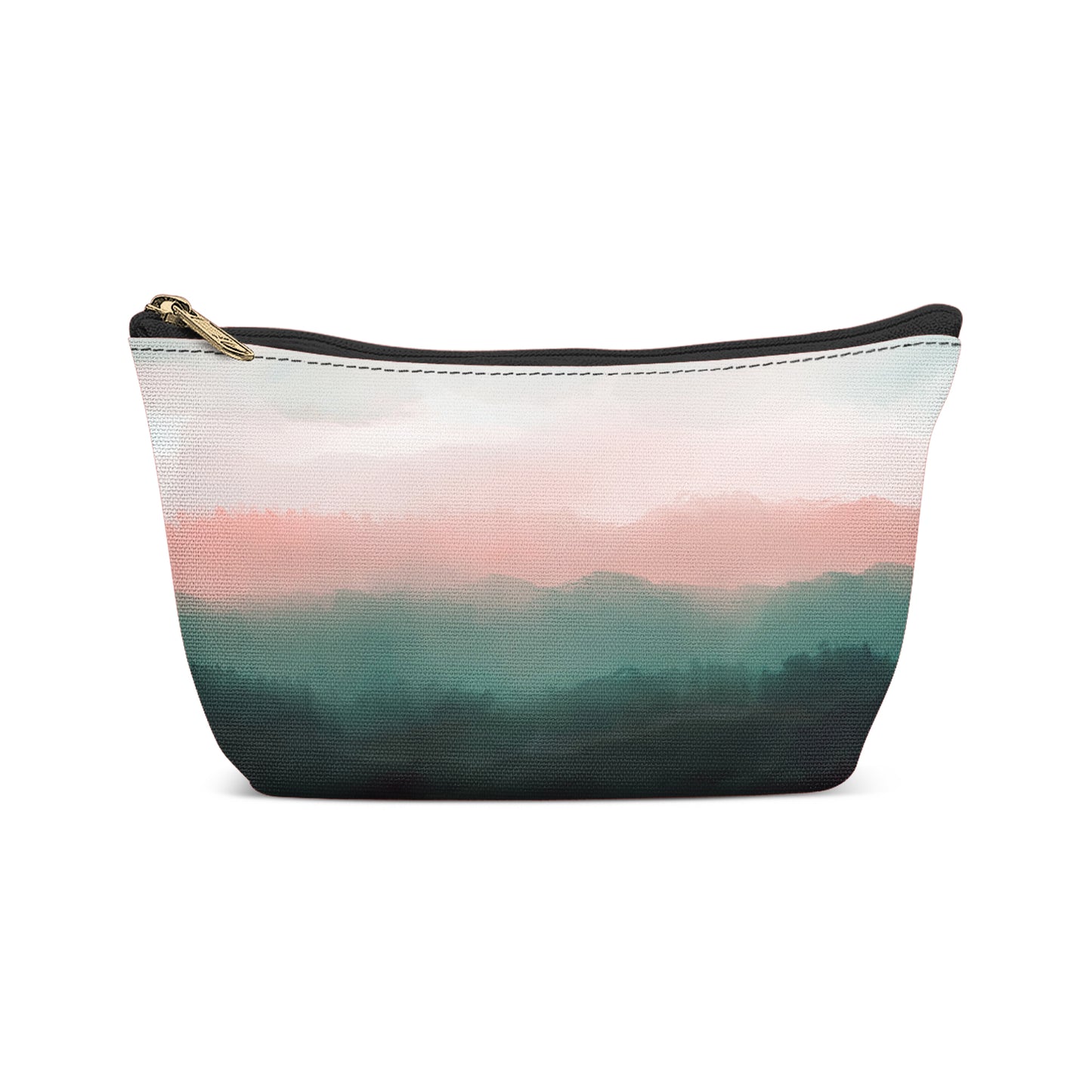 Farmland Sunset Painted Landscape Makeup Bag