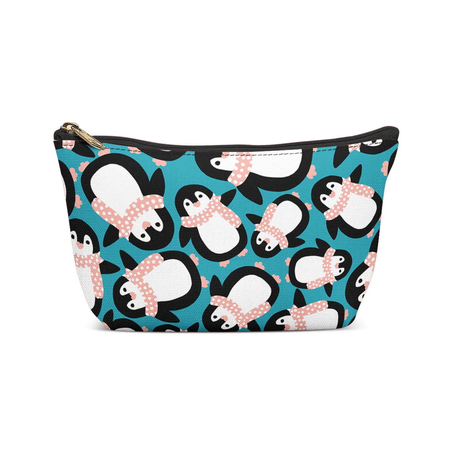 Funny Penguins Pattern Makeup Bag