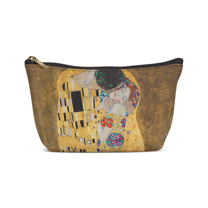 The Kiss Painting by Gustav Klimt Makeup Bag
