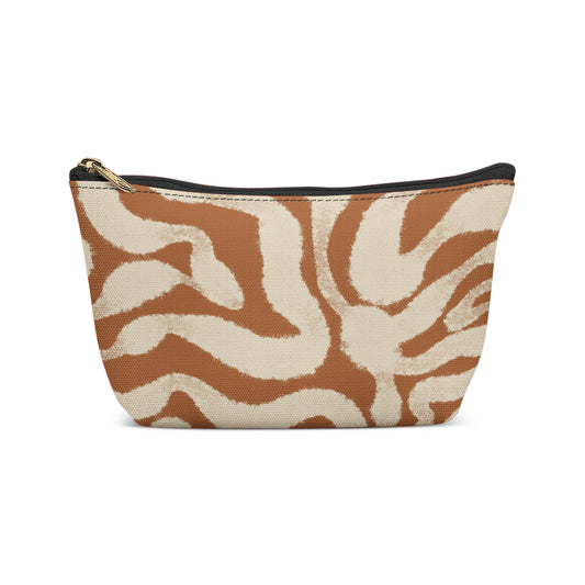 Boho Botanical Shapes Makeup Bag