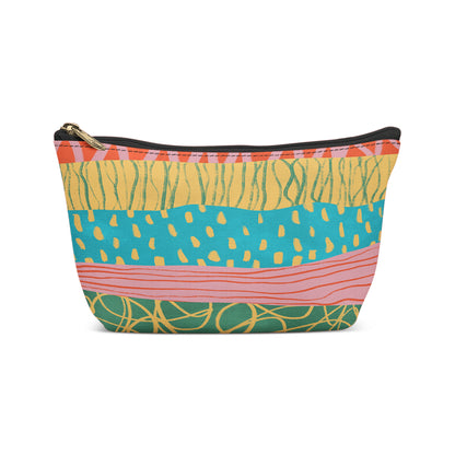 Colorful Abstract Pattern Makeup Bag